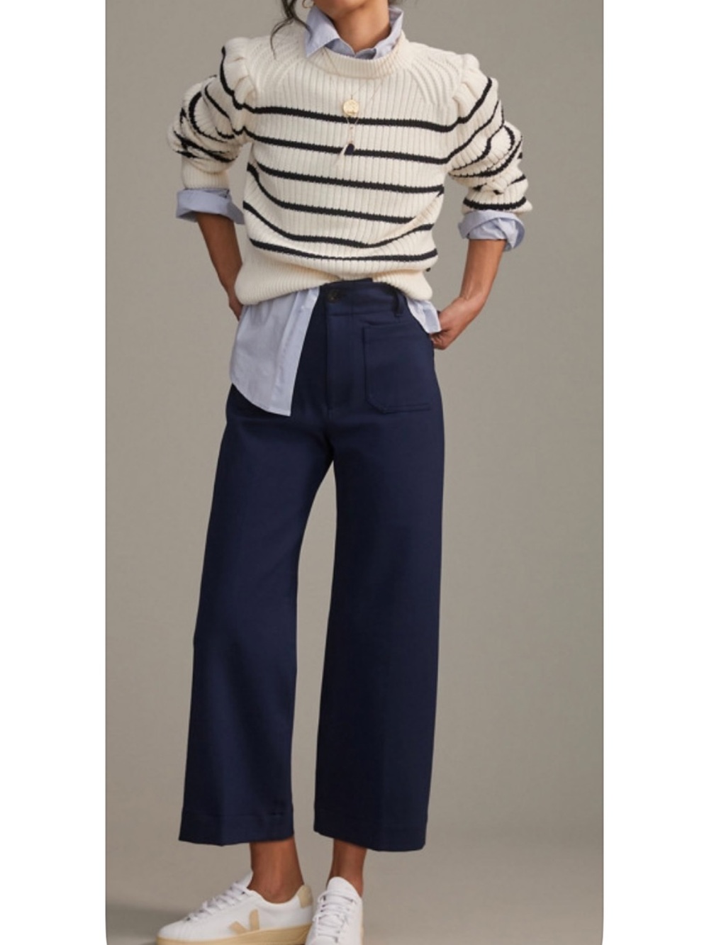 MEAVE- The Colette Ponte Pants - Navy Size 28